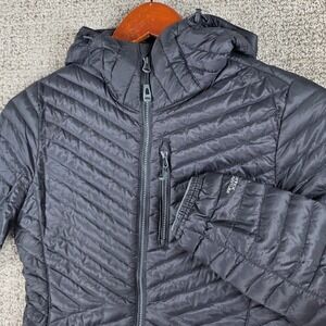 Outdoor Research Down Verismo Jacket Hooded Black Pertex Quantum Womens‎ XS